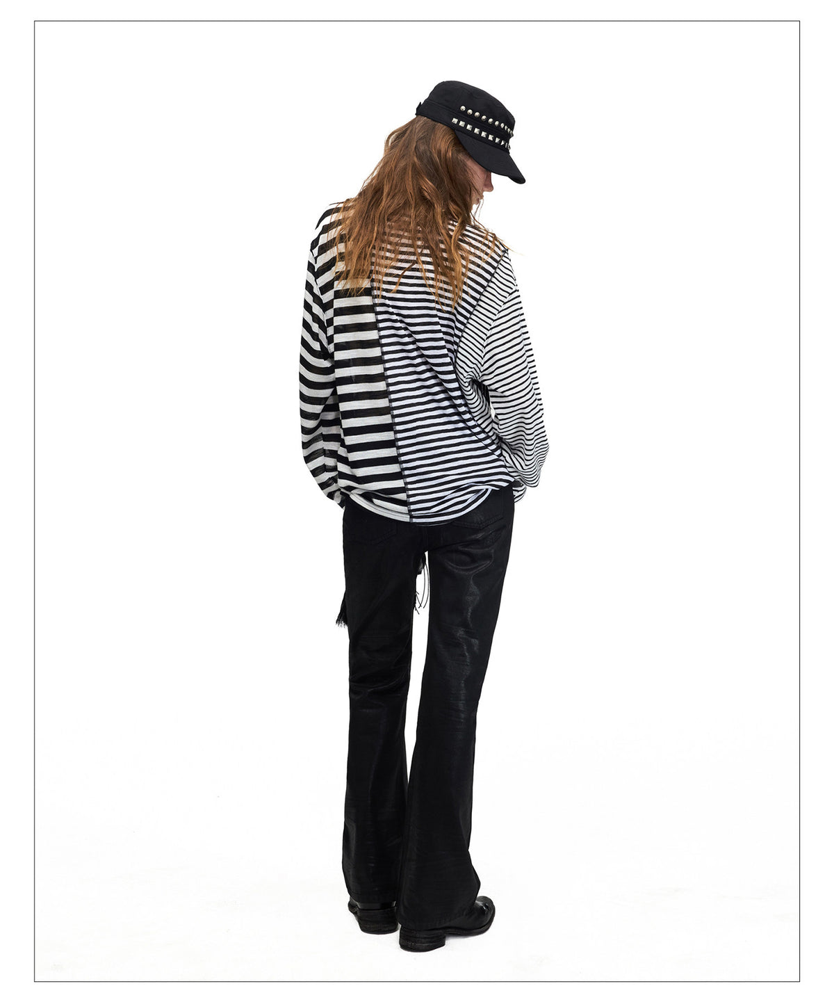 Printed Striped T-Shirt