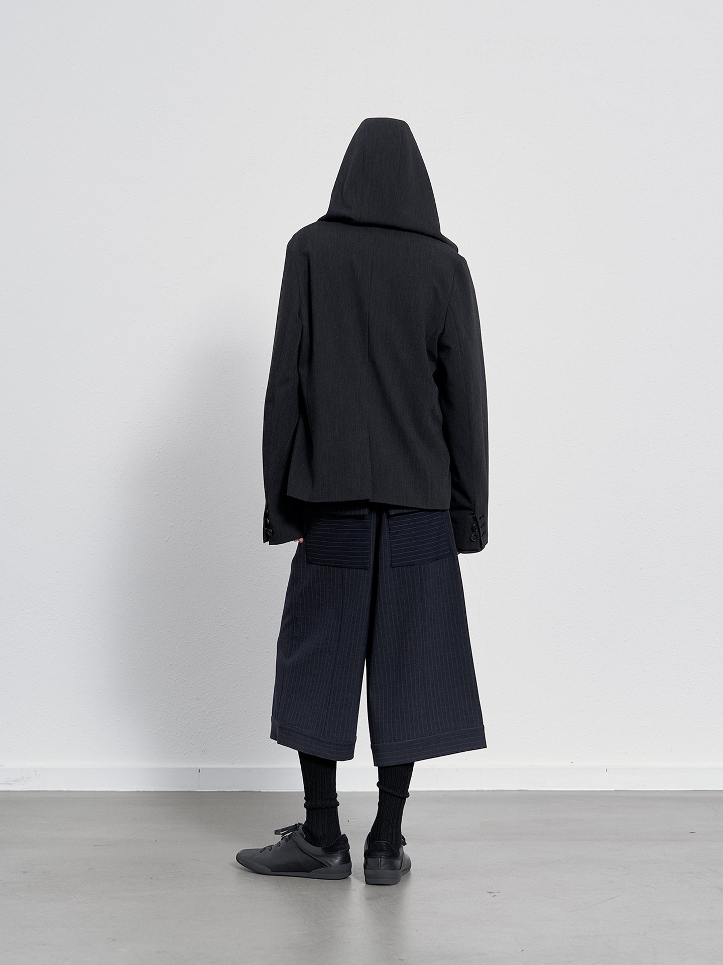 Striped cropped pants