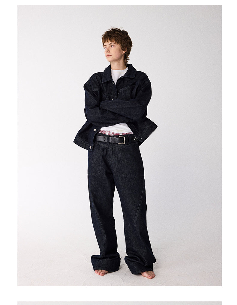 Wide Silhouette Denim Jacket