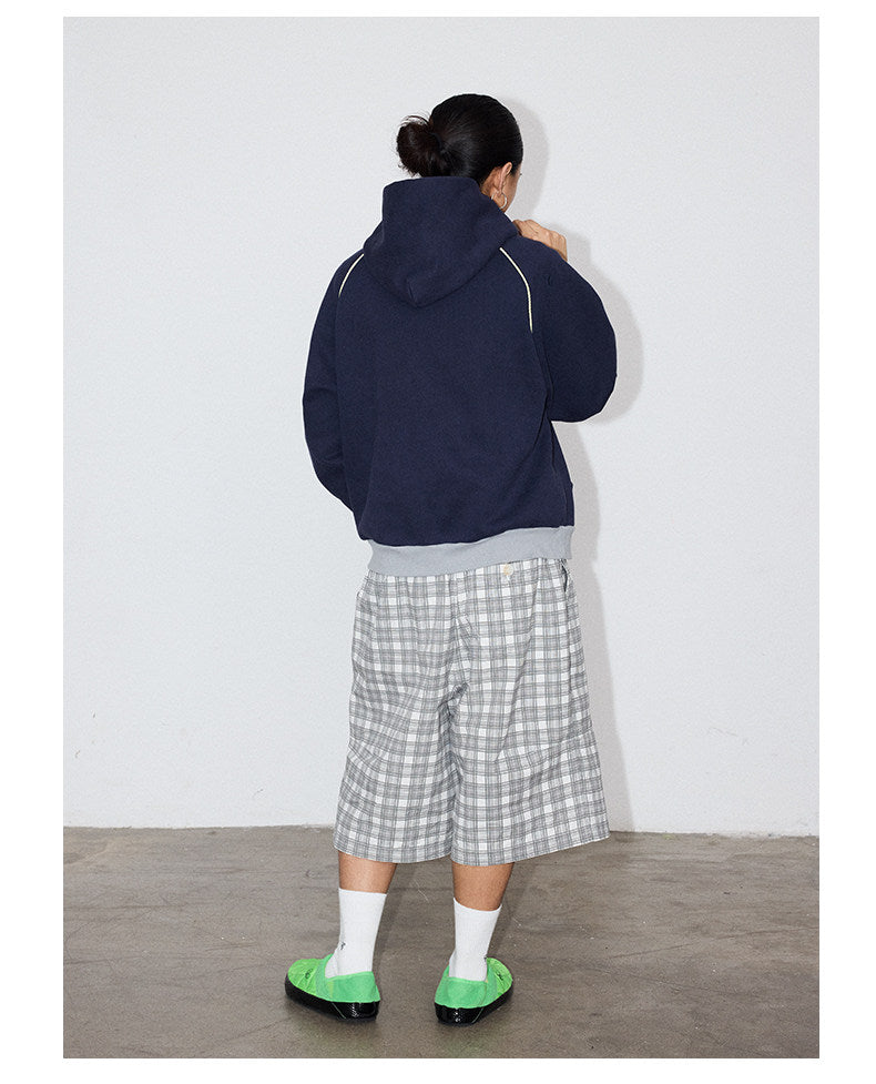 Retro Raglan Sleeve Hoodie