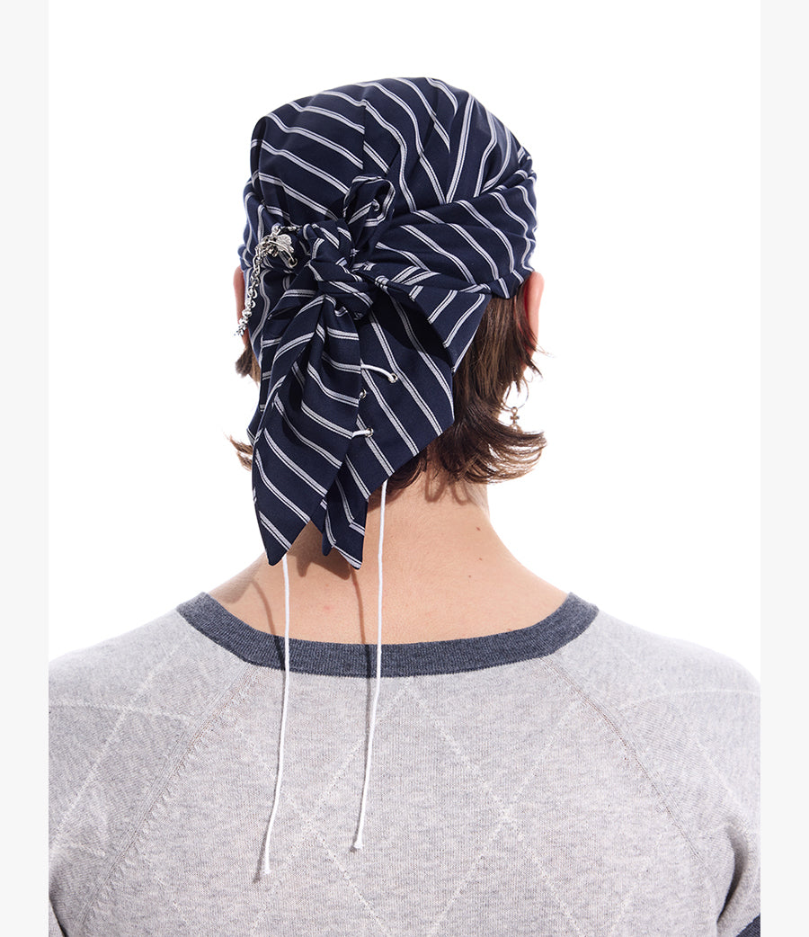 Detachable chain turban hat