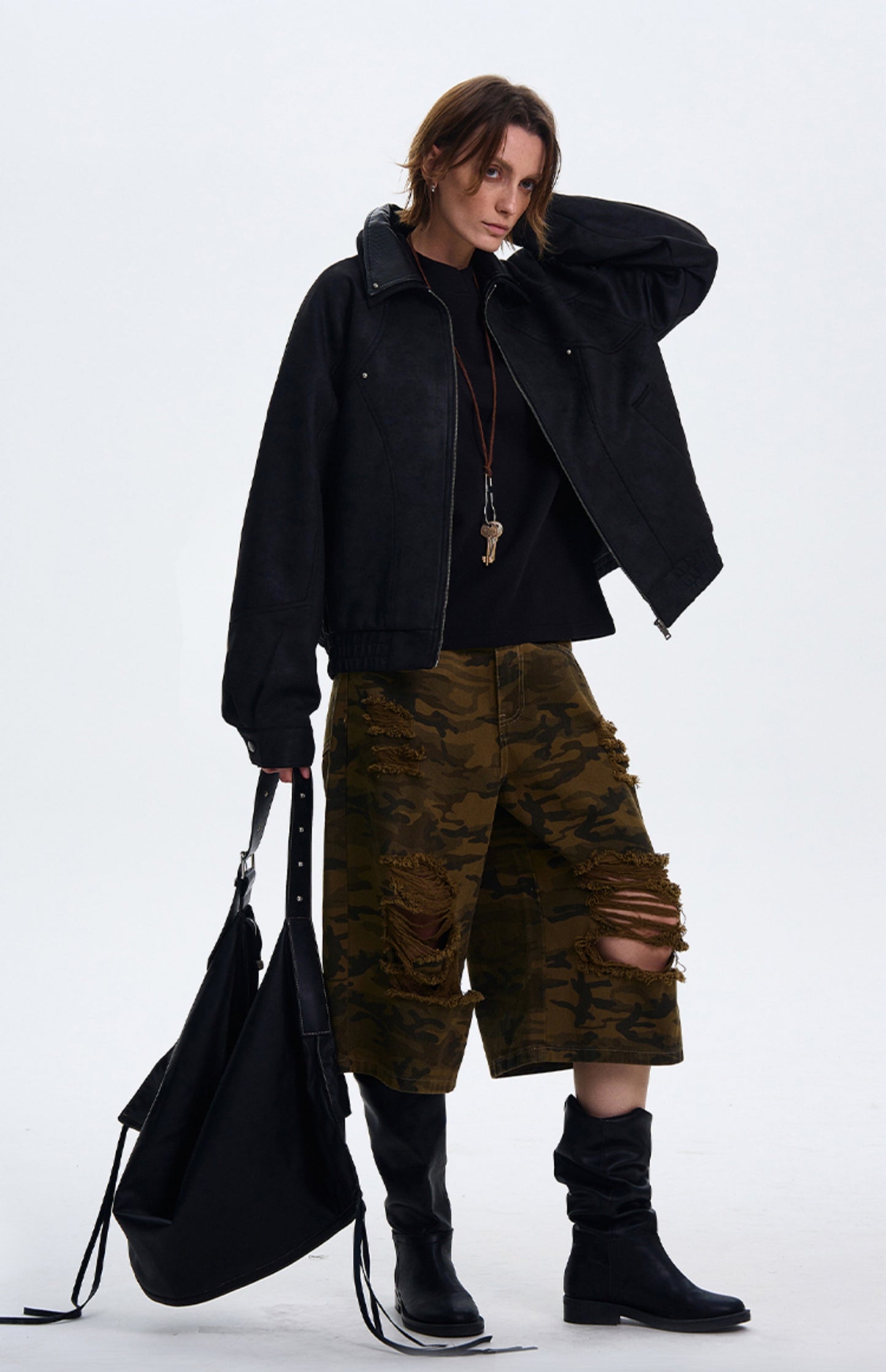 Barn Style Suede Jacket