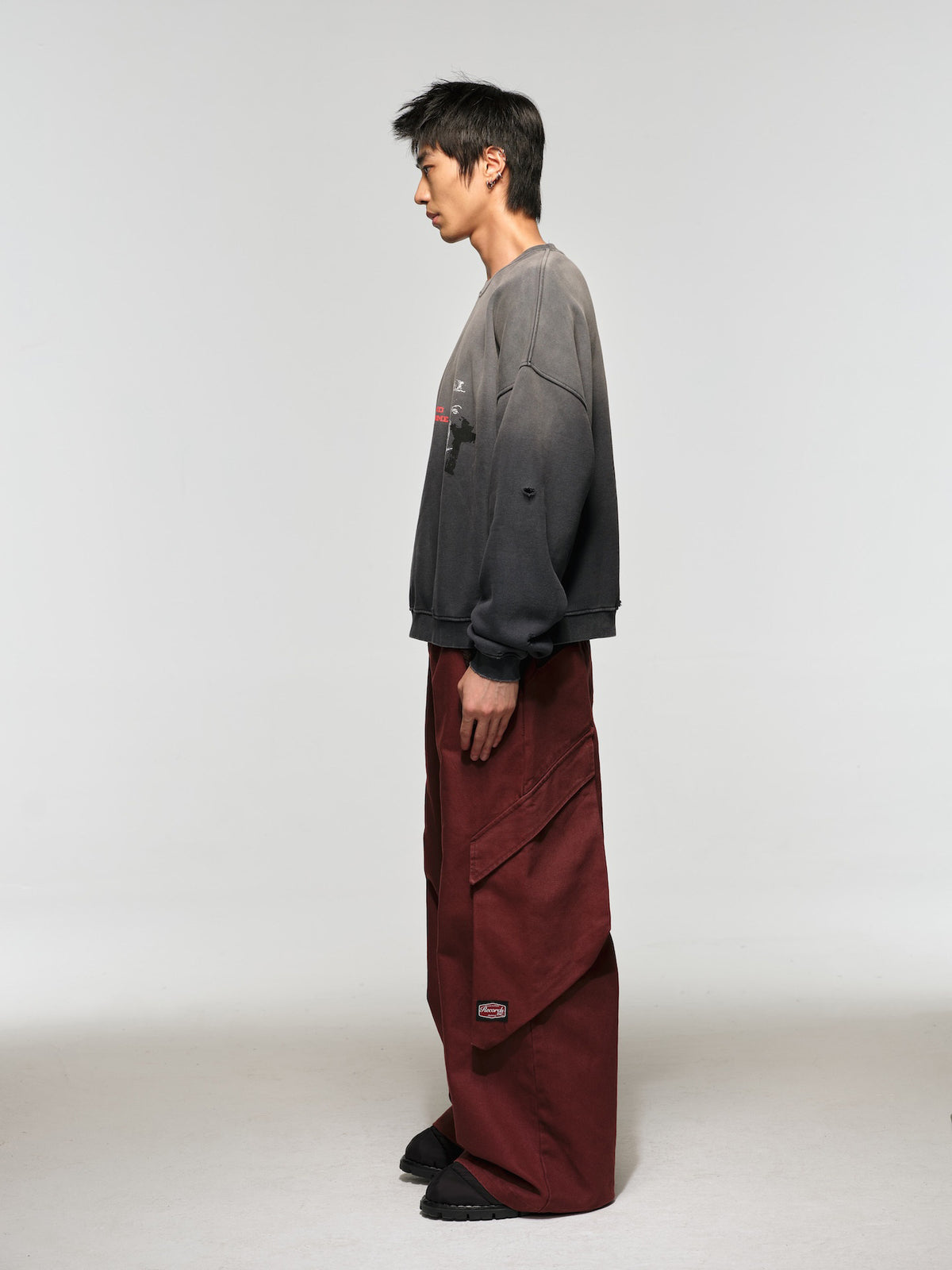 Wide-Leg Work Pants