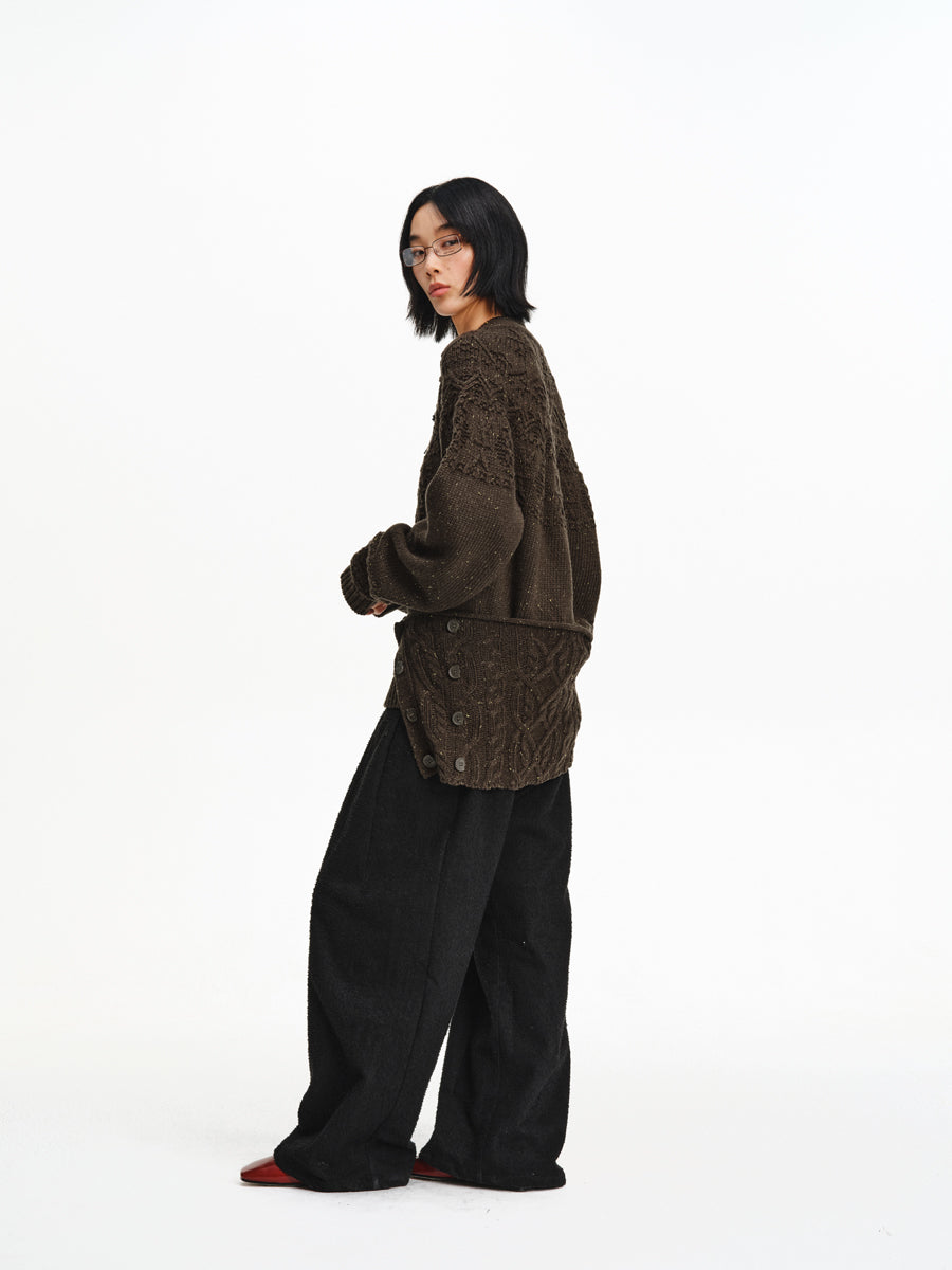 Twist Zip-Up Cardigan