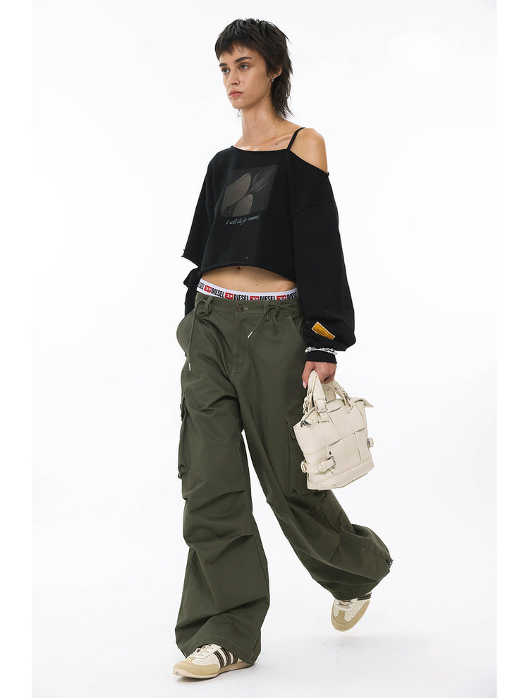 retro print couple sweatshirt