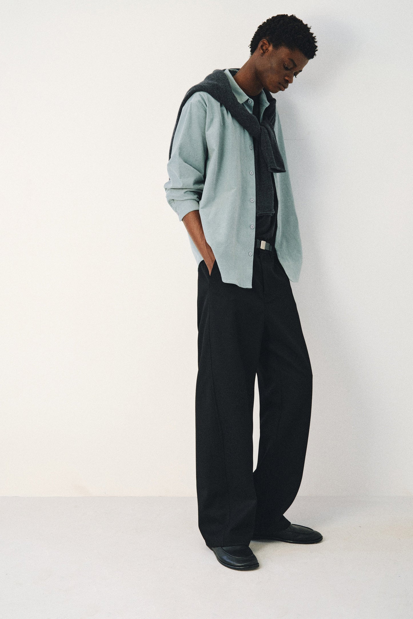 First Sheer Wool Pants