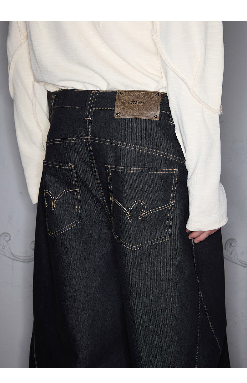 Sharp Edge Denim Pants