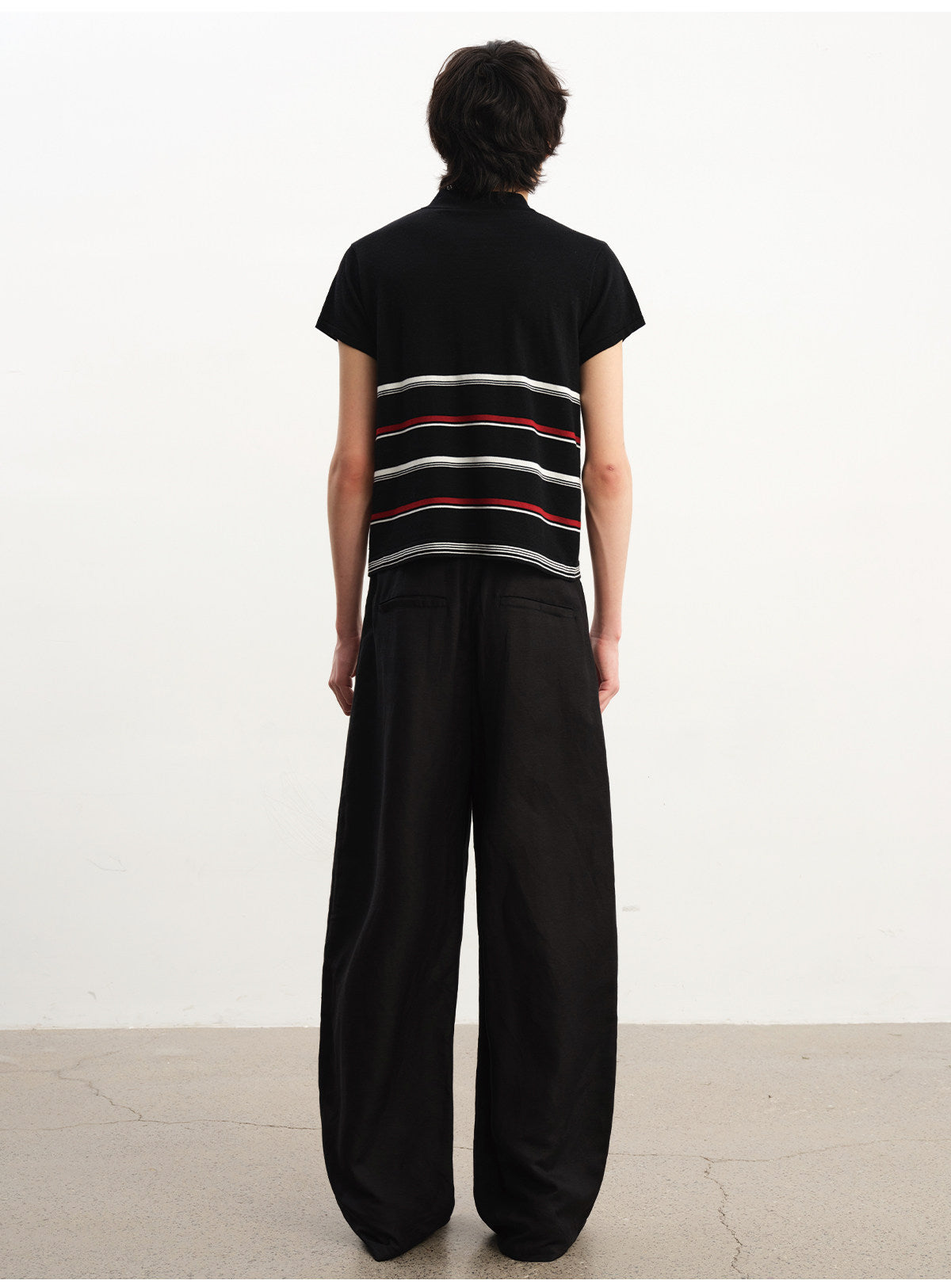 Casual Pants with Front Pleats