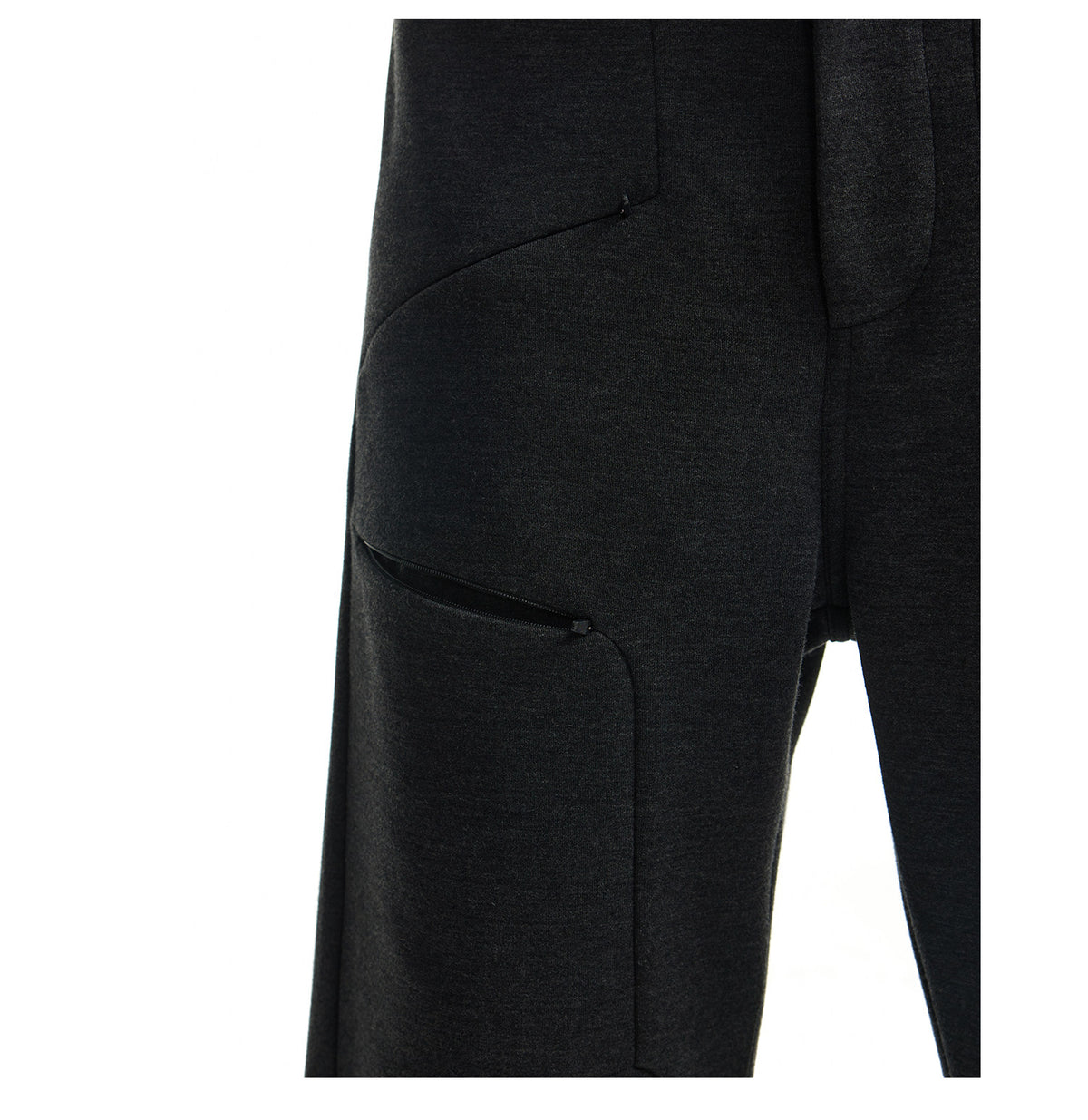 Casual Pants with Adjustable Hem and Air Cut