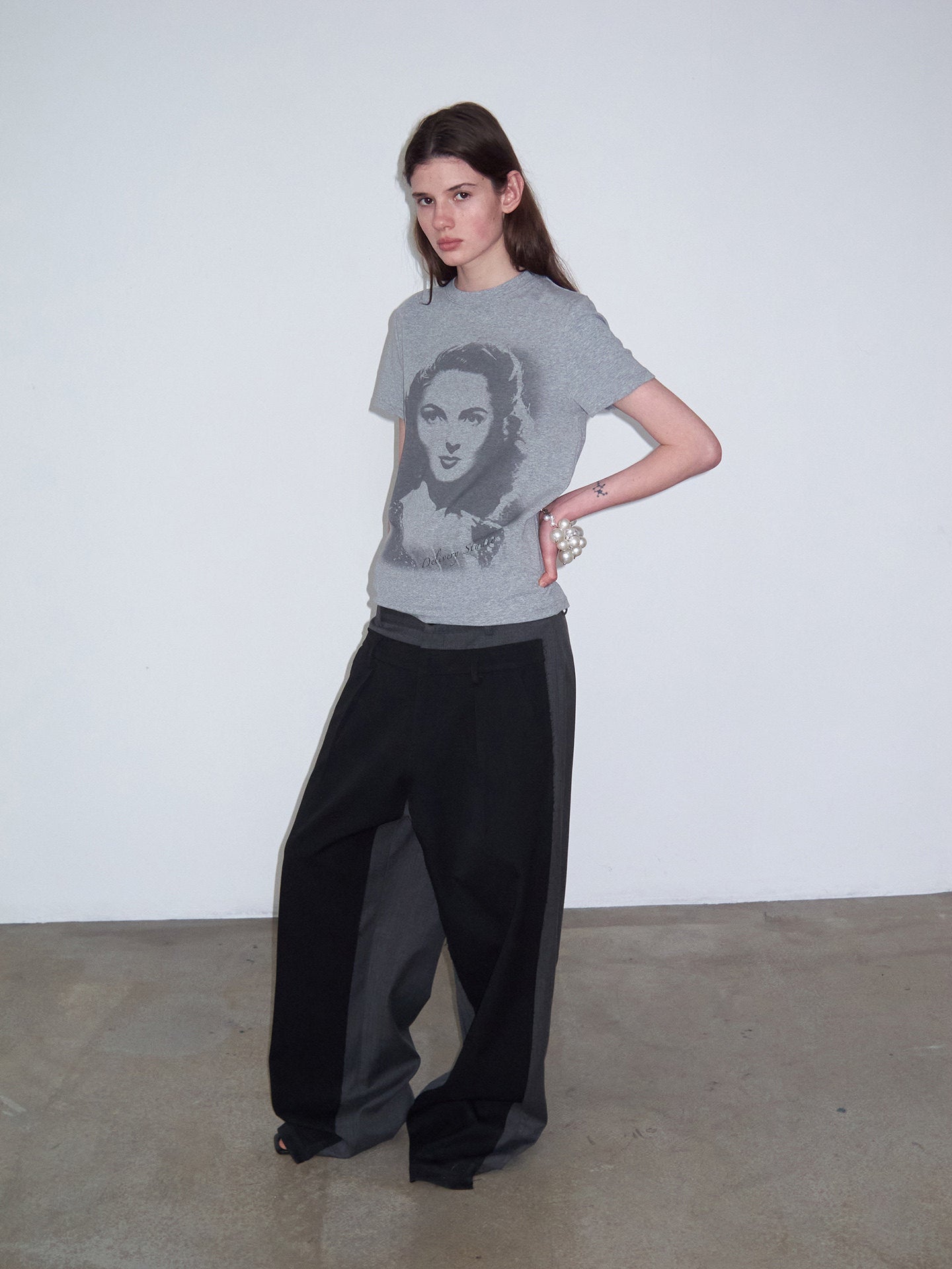 Vintage Portrait Print T-Shirt