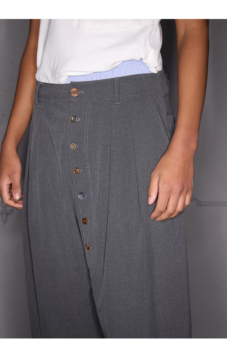 Pleated Casual Pants