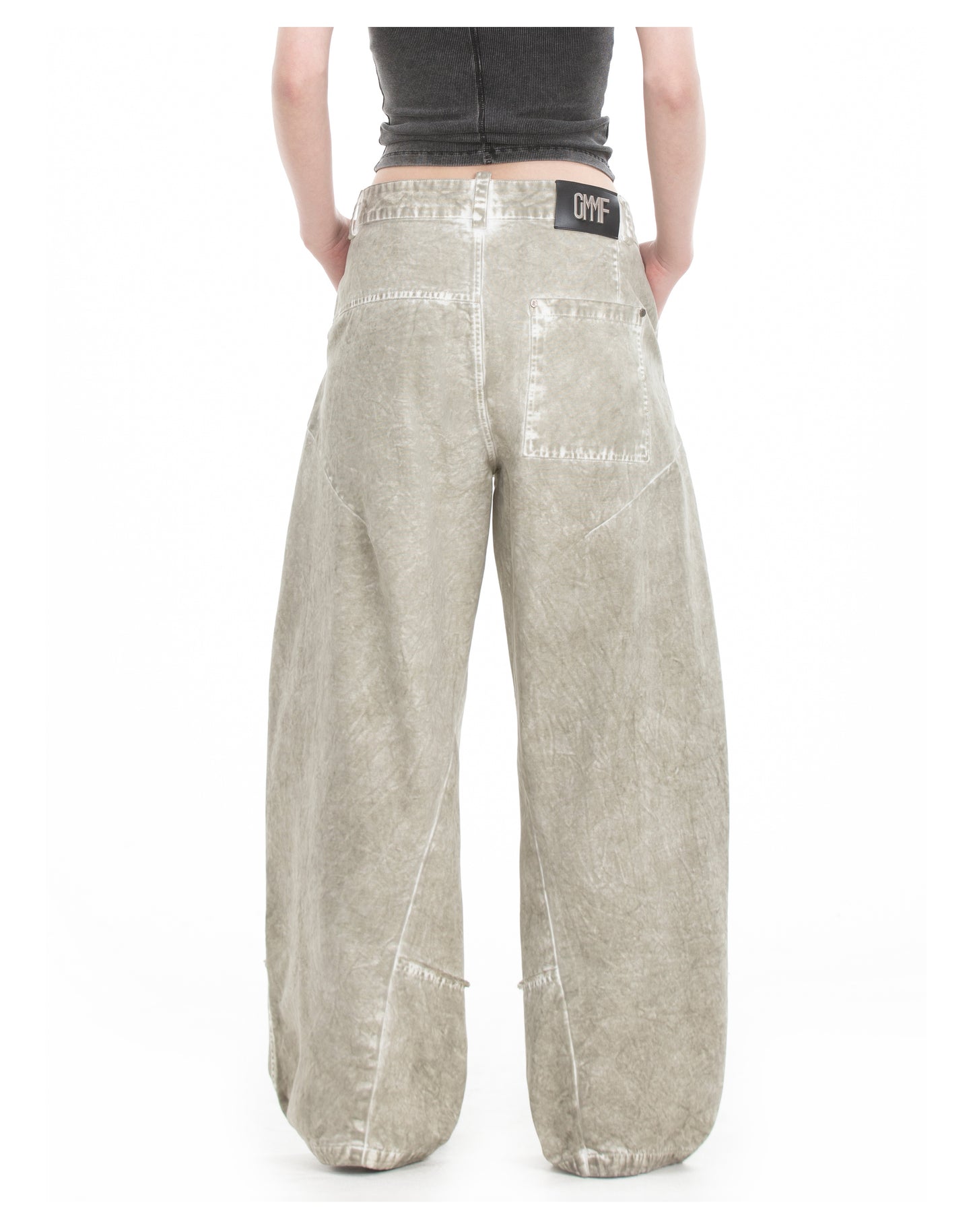 Vintage Damaged Casual Pants