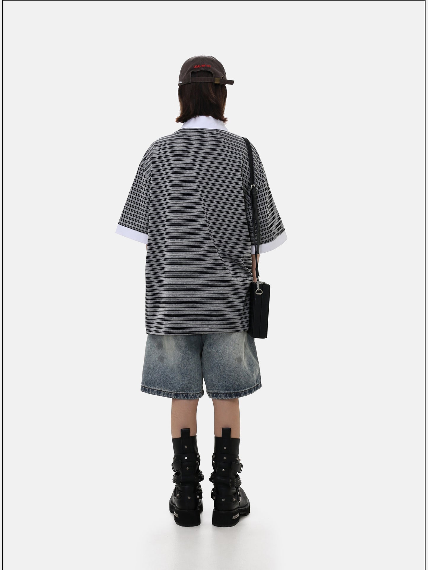 Faux Two-Piece Relaxed-Fit Polo Shirt