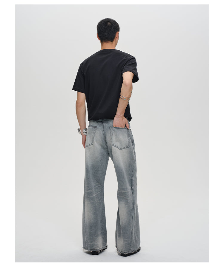 Straight loose jeans