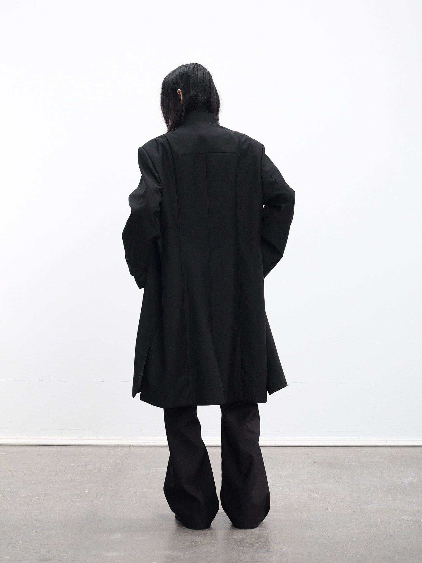 Faux Two-Piece Trench Coat