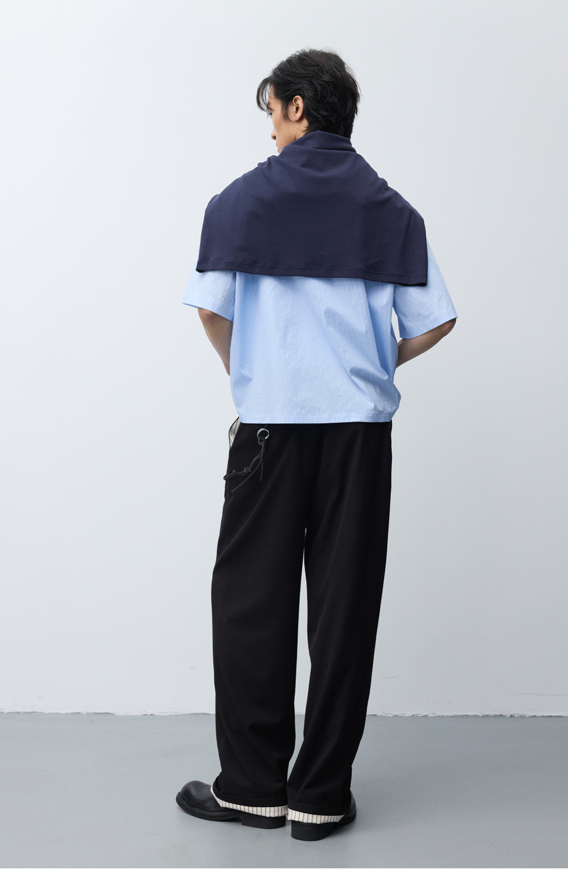 Elasticity Loose-fitting straight pants