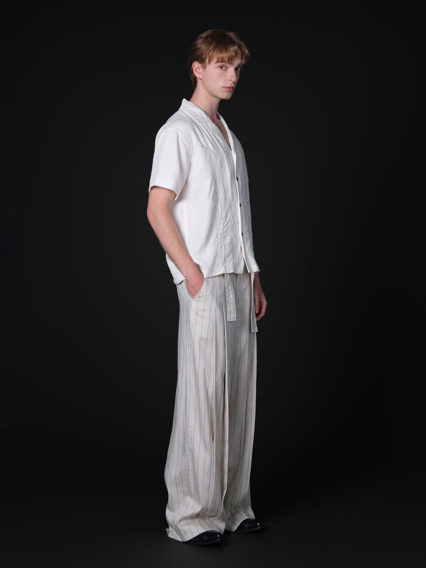 Western jacquard embroidered shirt