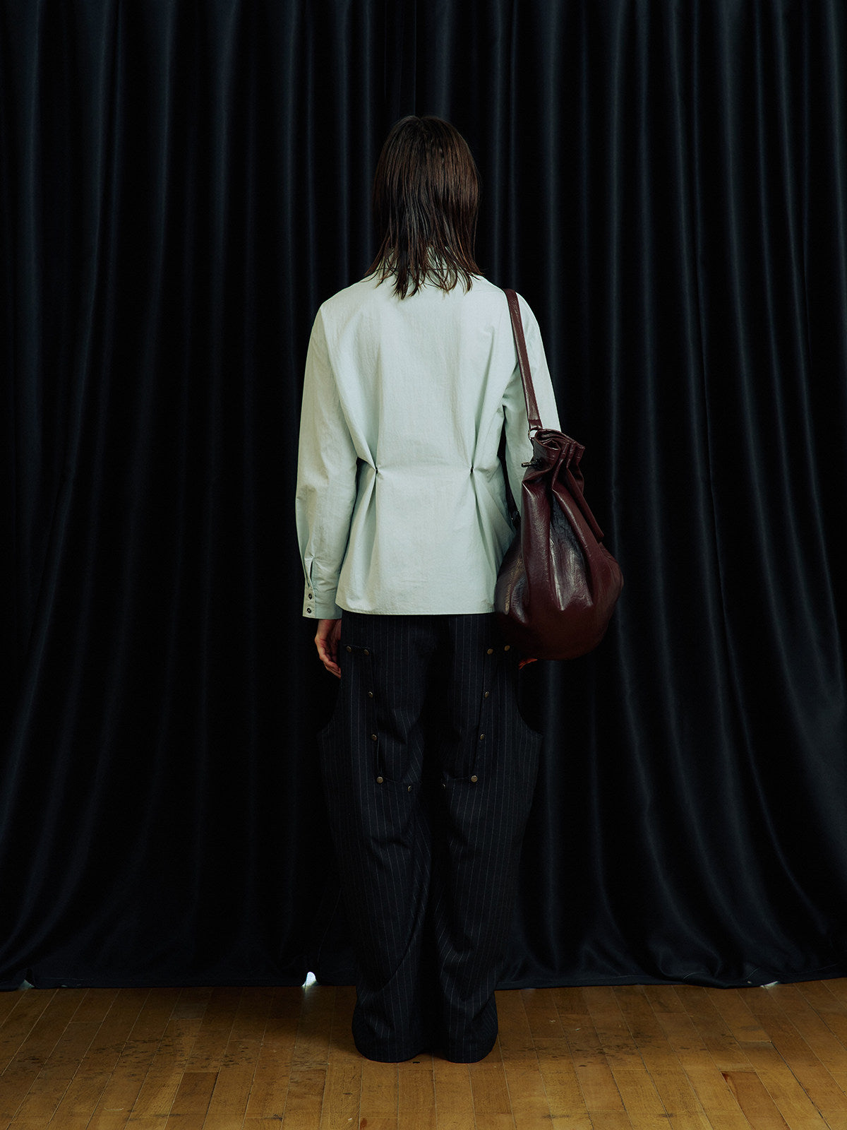 Embroidered Snap Button Shirt