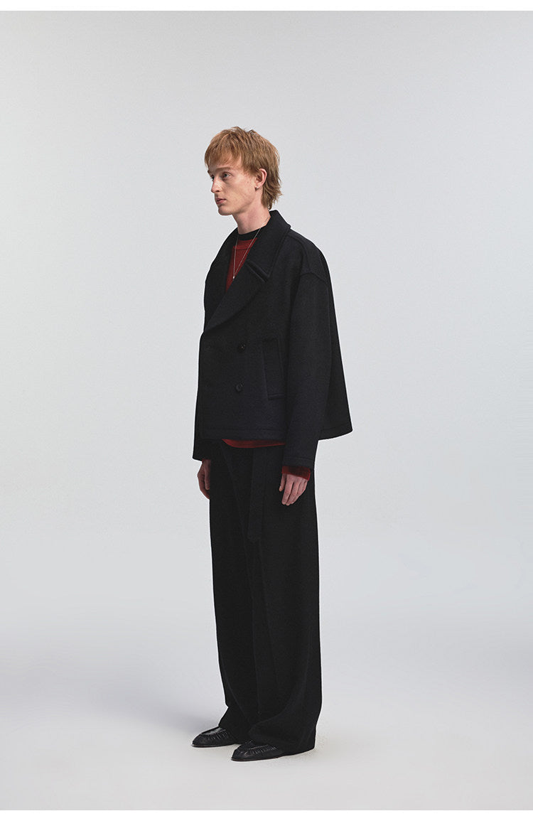 Classic Wide Lapel Jacket