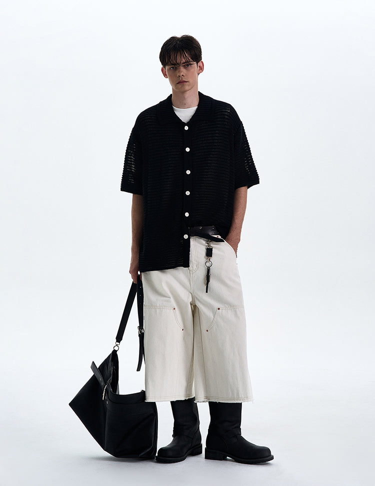 High-end hollow knit