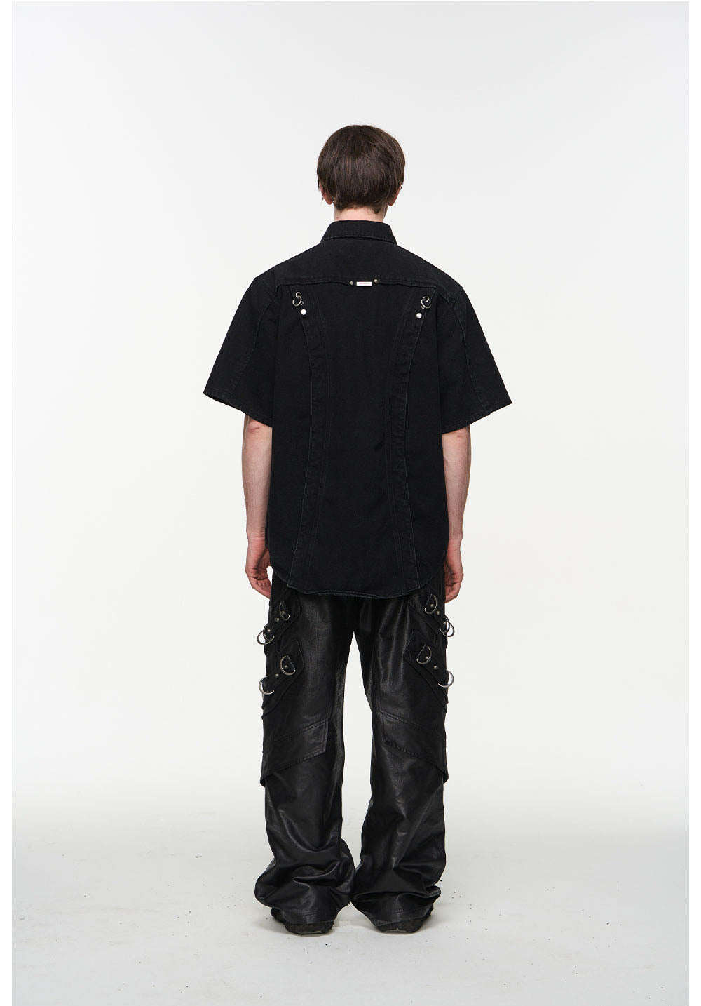 Loose Casual Short-Sleeved Pocket Shirt