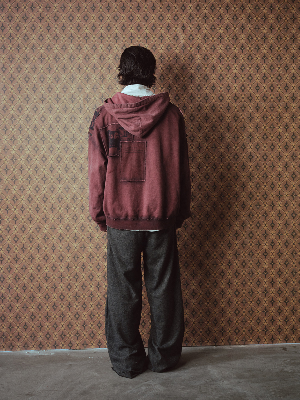 Print Hooded Sweatshirt