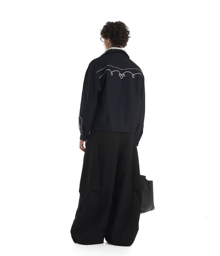 Western Cuban Collar Jacket