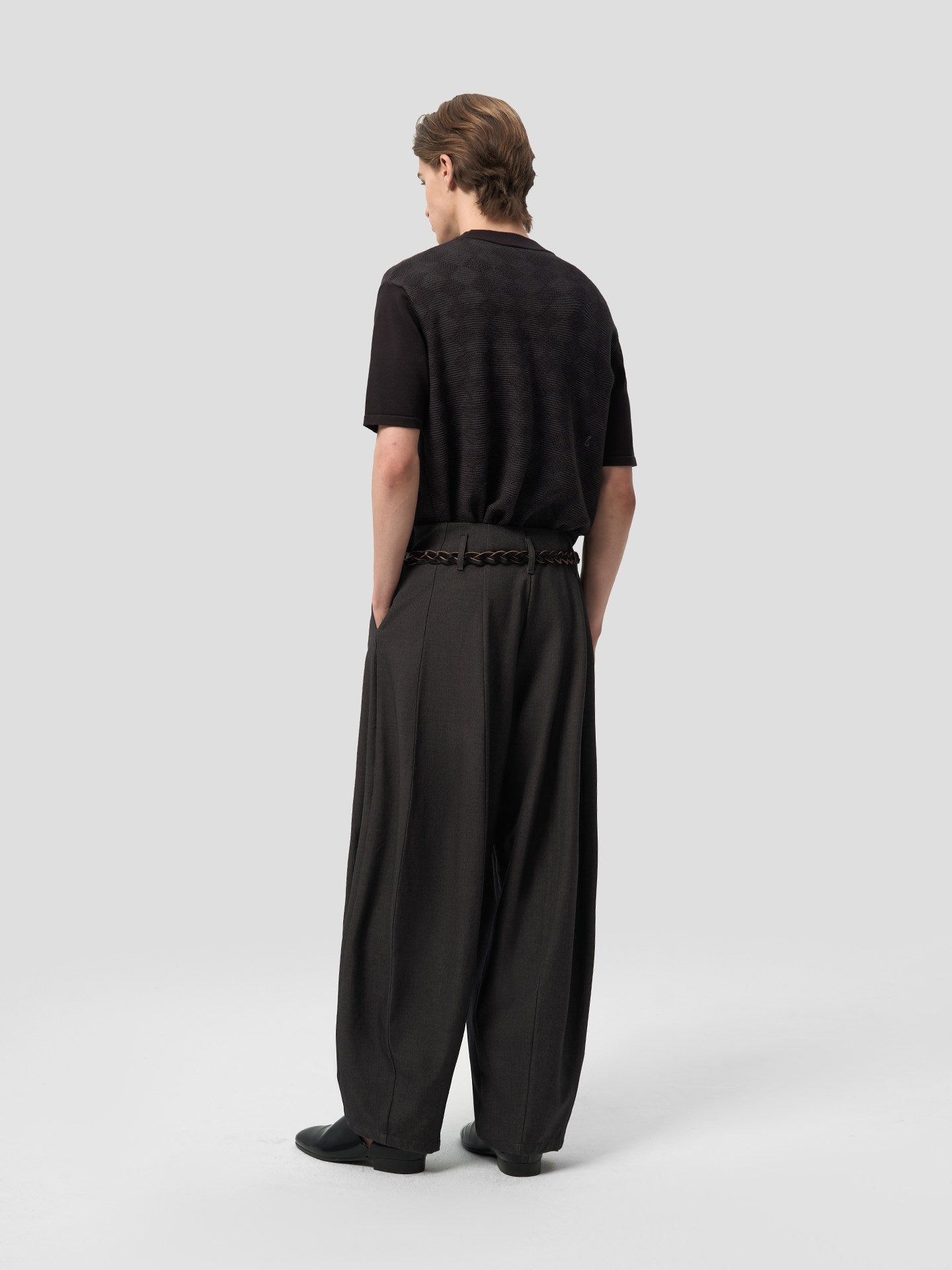 Straight-Leg Casual Pants