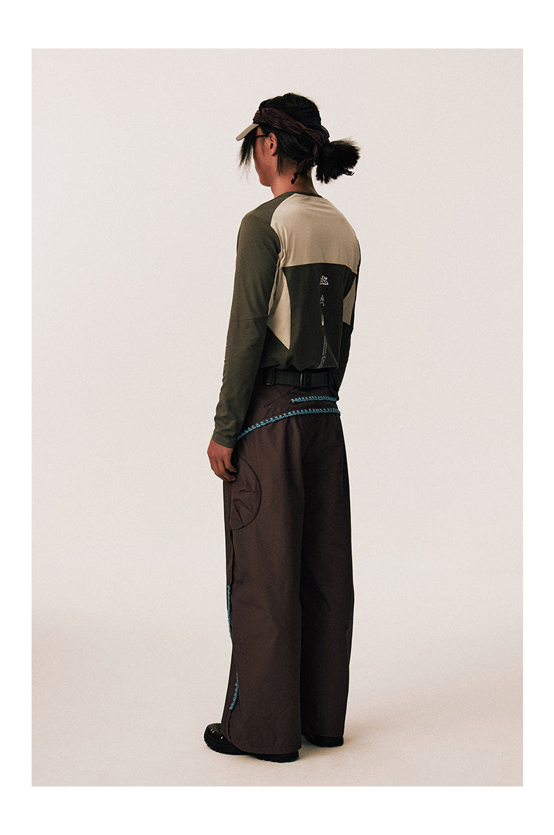 Hand-Knitted Cocoon-Shaped Casual Pants