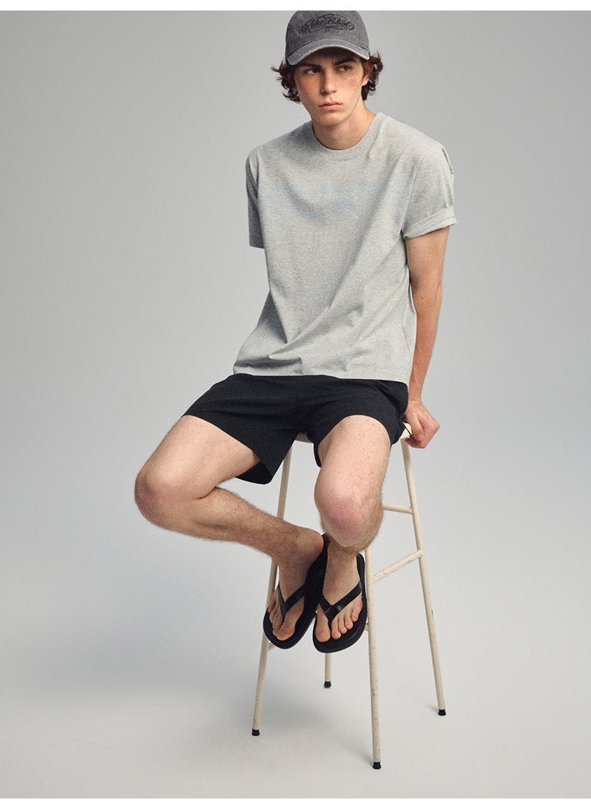 Narrow Round-Neck Standard T-Shirt