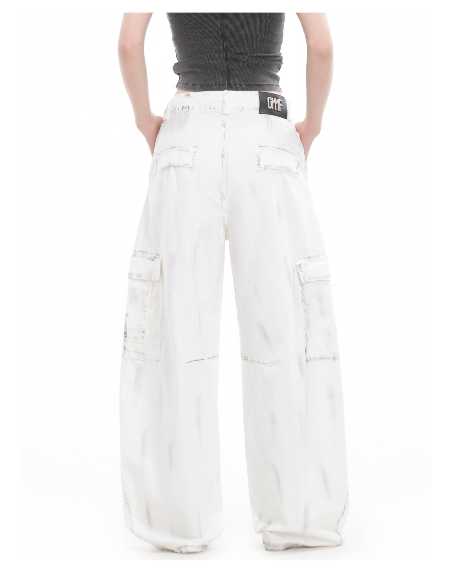 Niche Design Dirty Dye Casual Pants