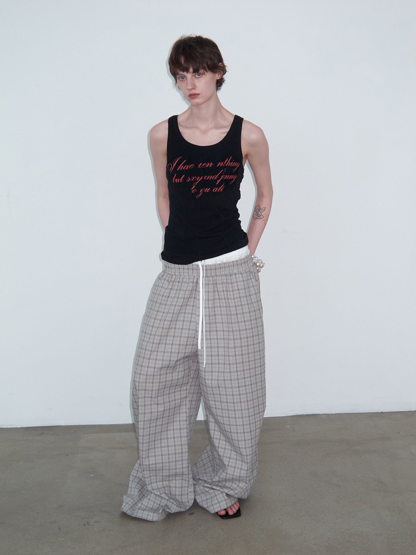 Faux Two-Piece Casual Pants