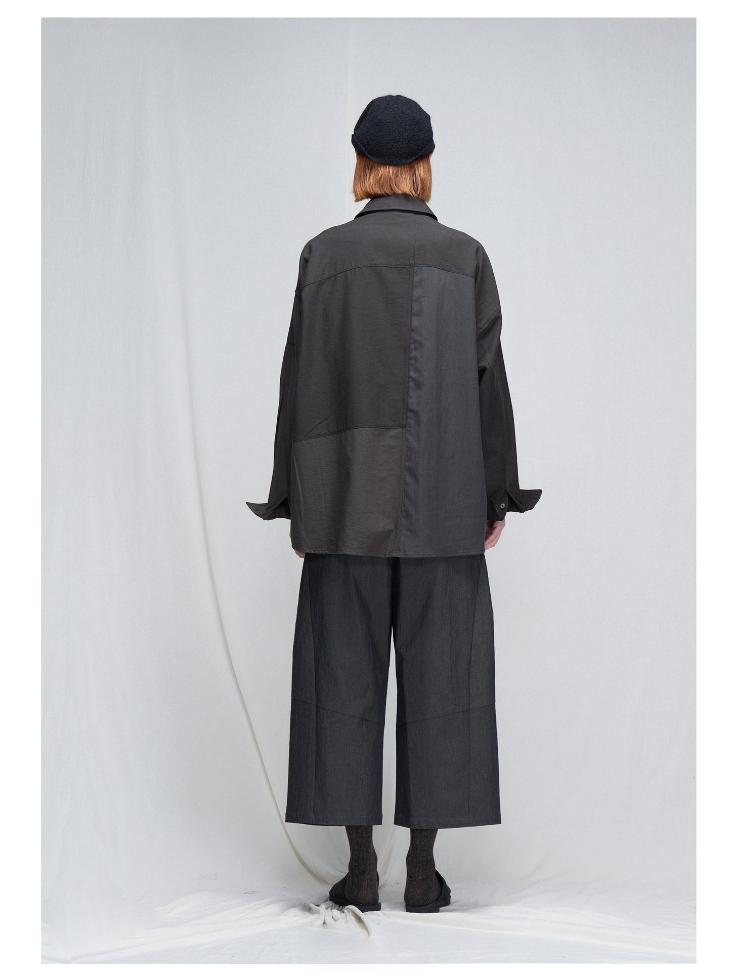 Loose-fitting Patchwork Shirt