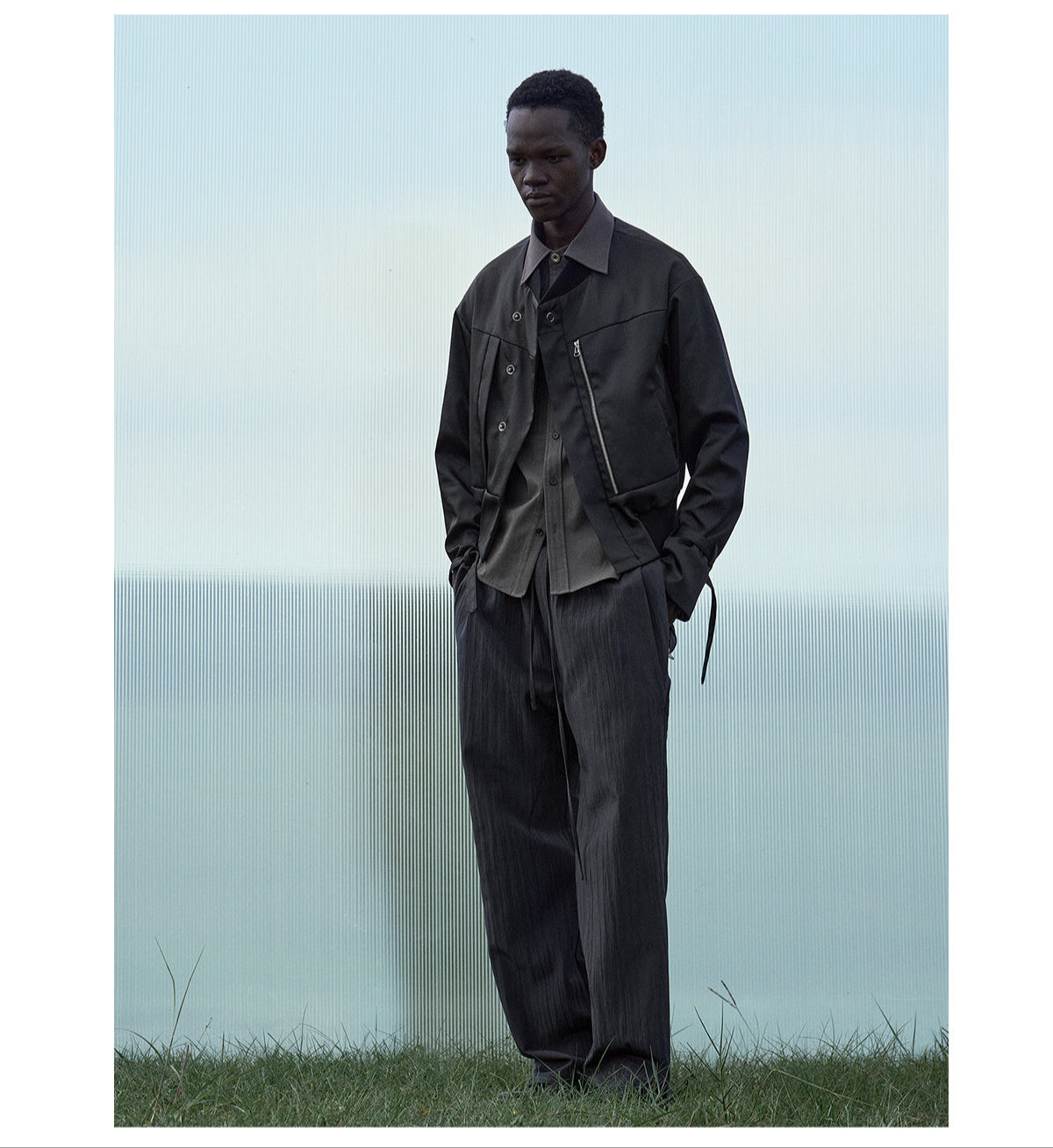 Short Elastic Jacket