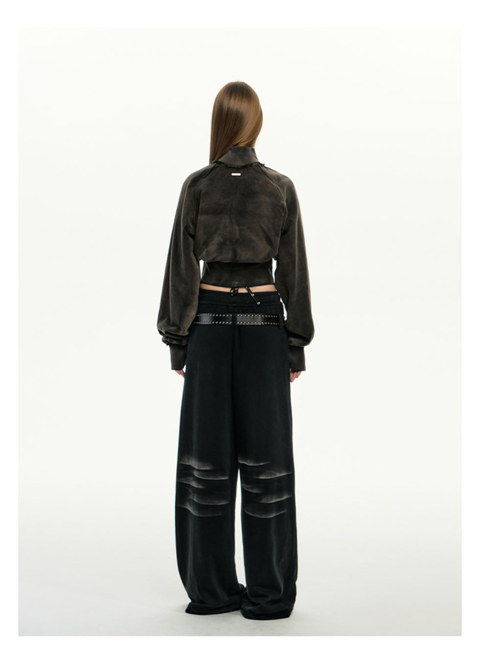 Retro Washed Short Sweatshirt