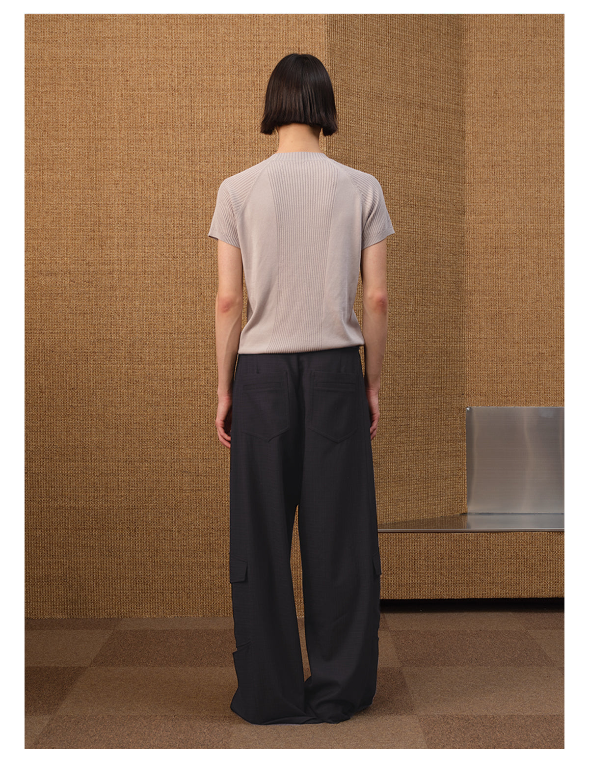 Side pocket casual pants