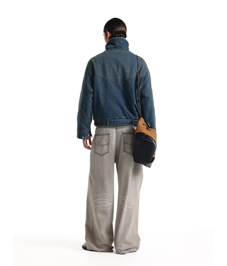 Lambswool Denim Jacket