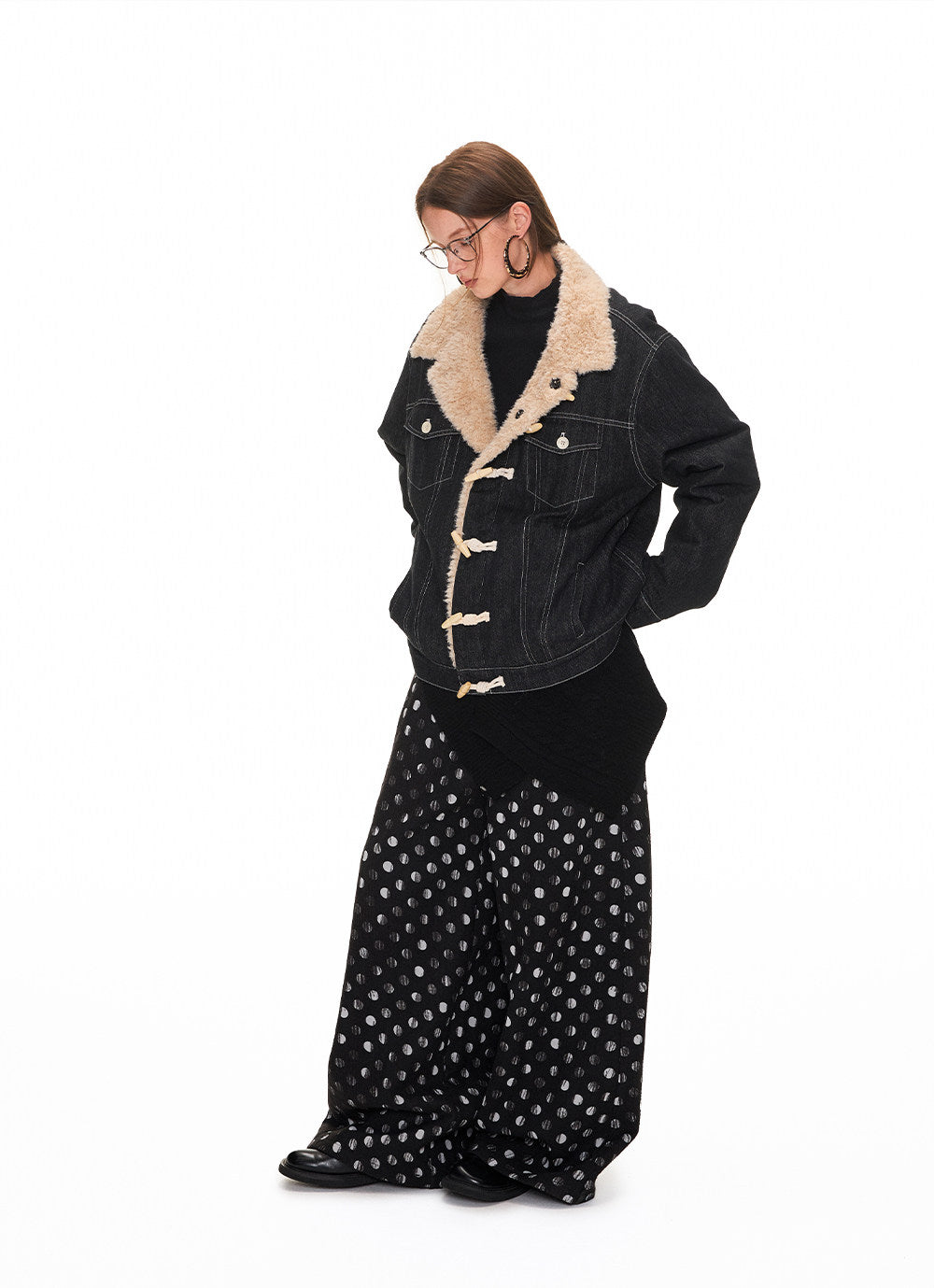 Denim Jacket with Faure Buttons