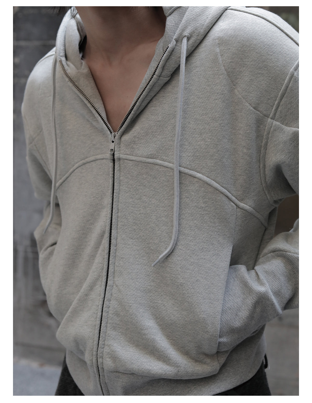 5-finger gloves hooded sweatshirt