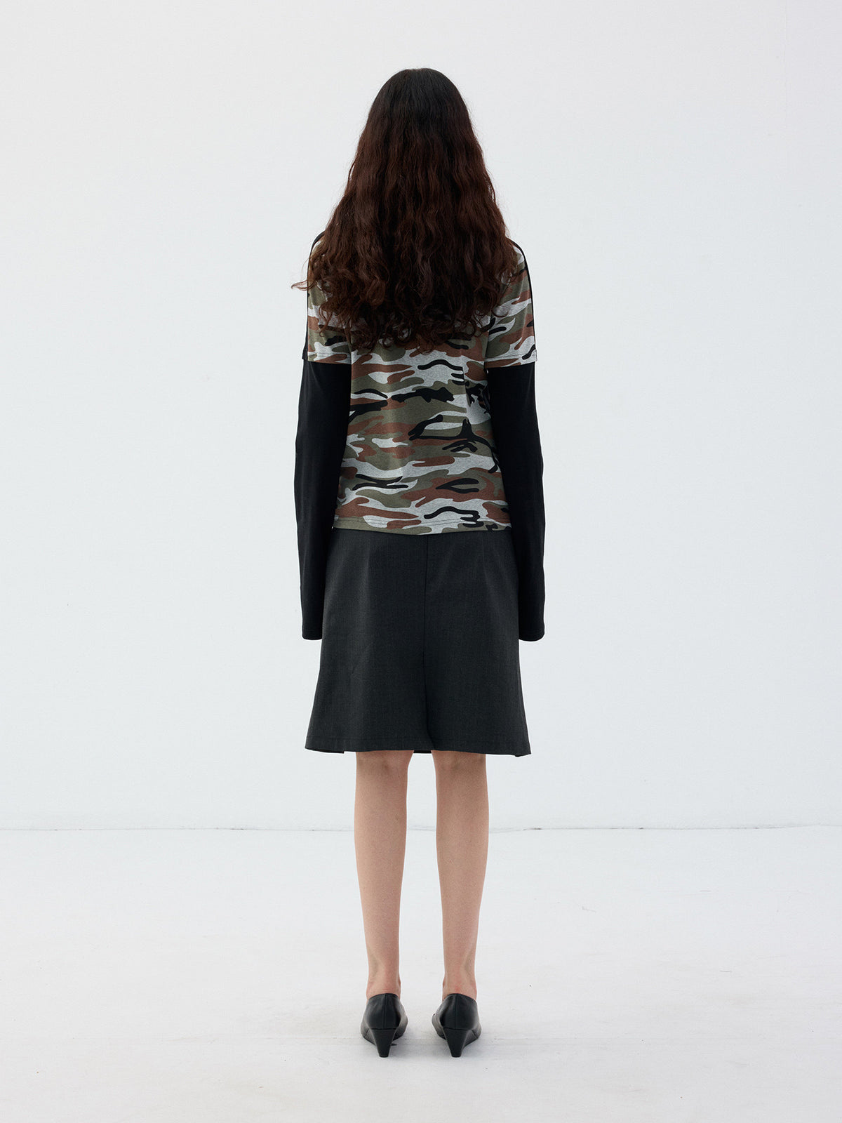 Faux Two-Piece T-Shirt