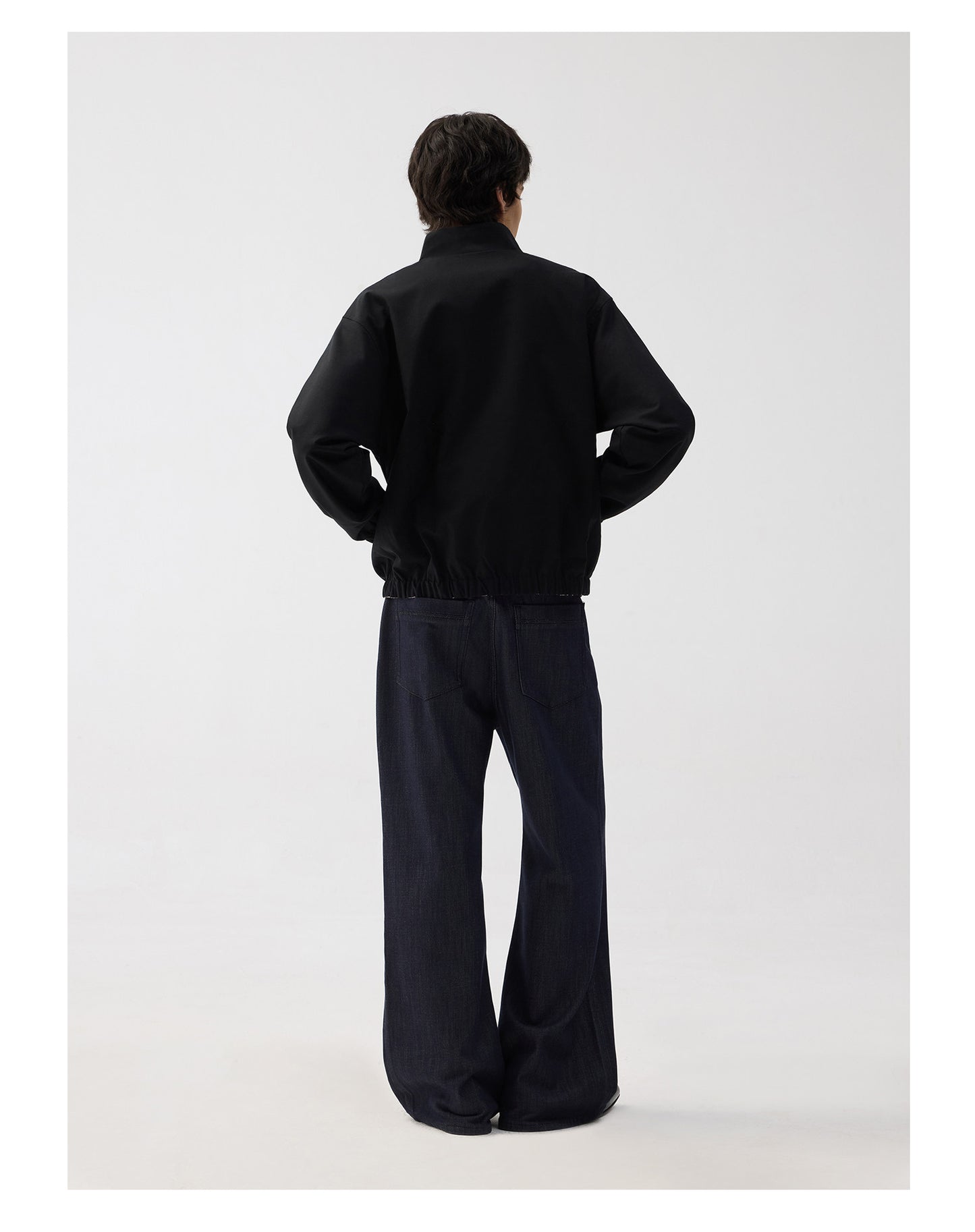 Retro Straight Raw Denim Pants