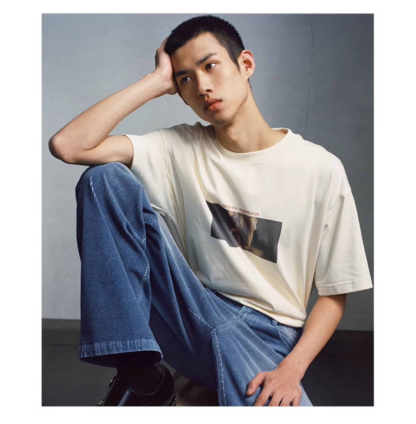 Round Neck Casual T-Shirt