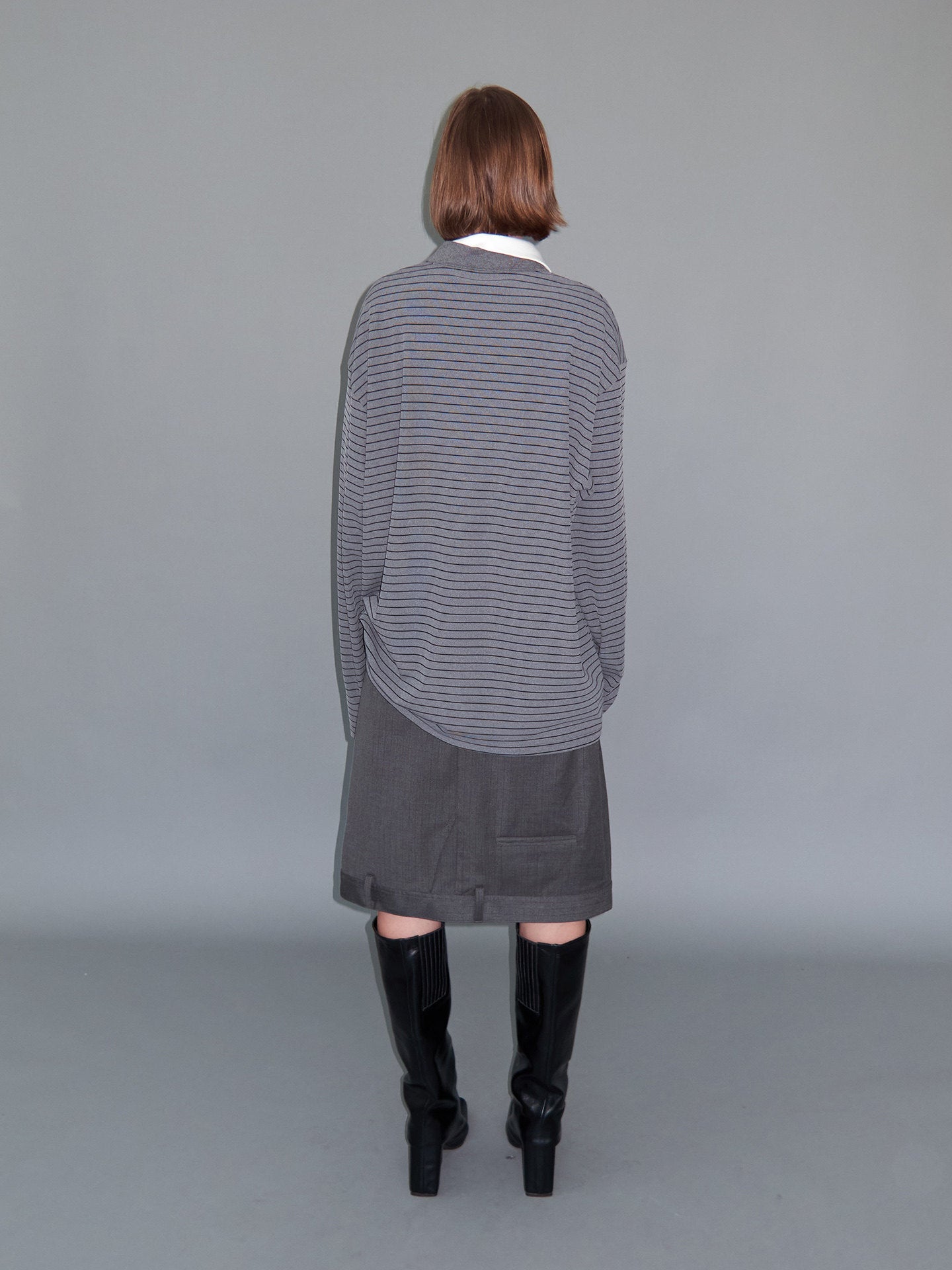 Simple Striped Polo Shirt