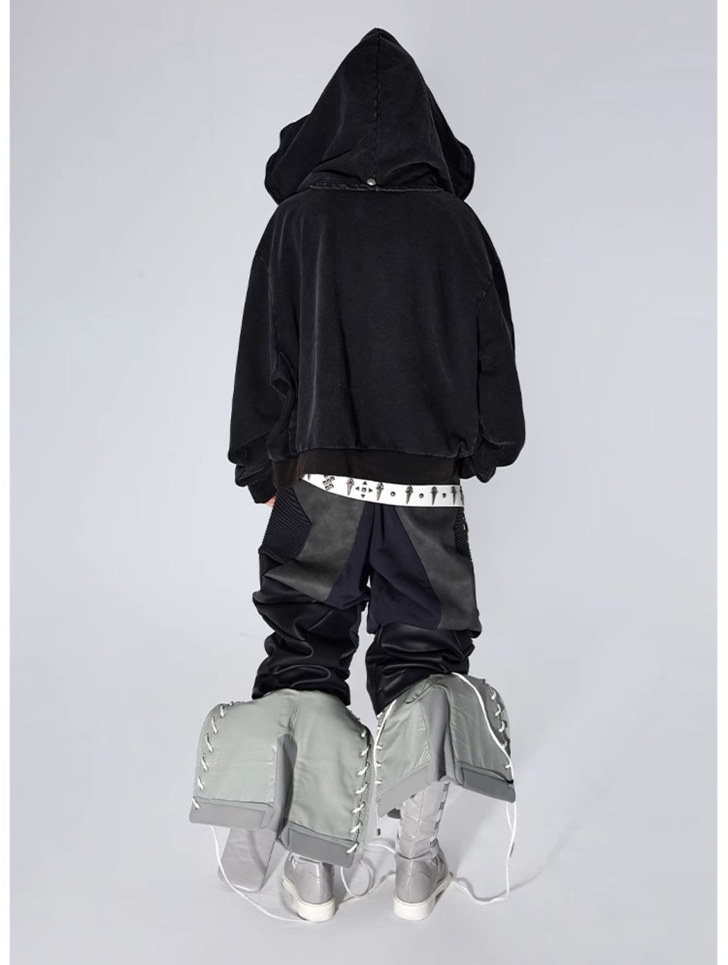 Double Layer Hooded Sweatshirt