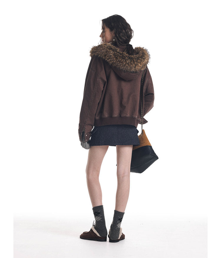 Burn Style Hooded Cotton Jacket