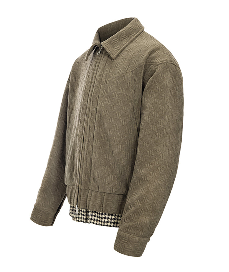 Faux two-piece jacket