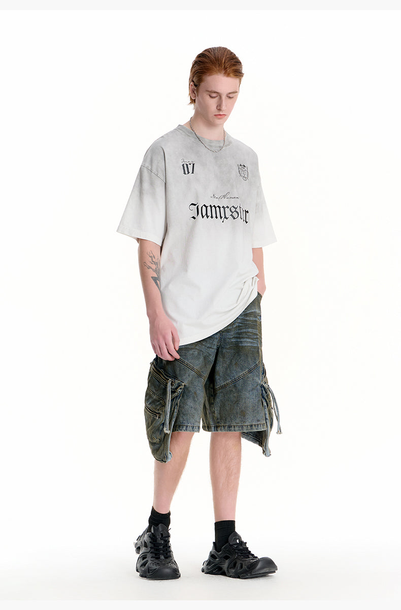 Big Pocket Denim Shorts