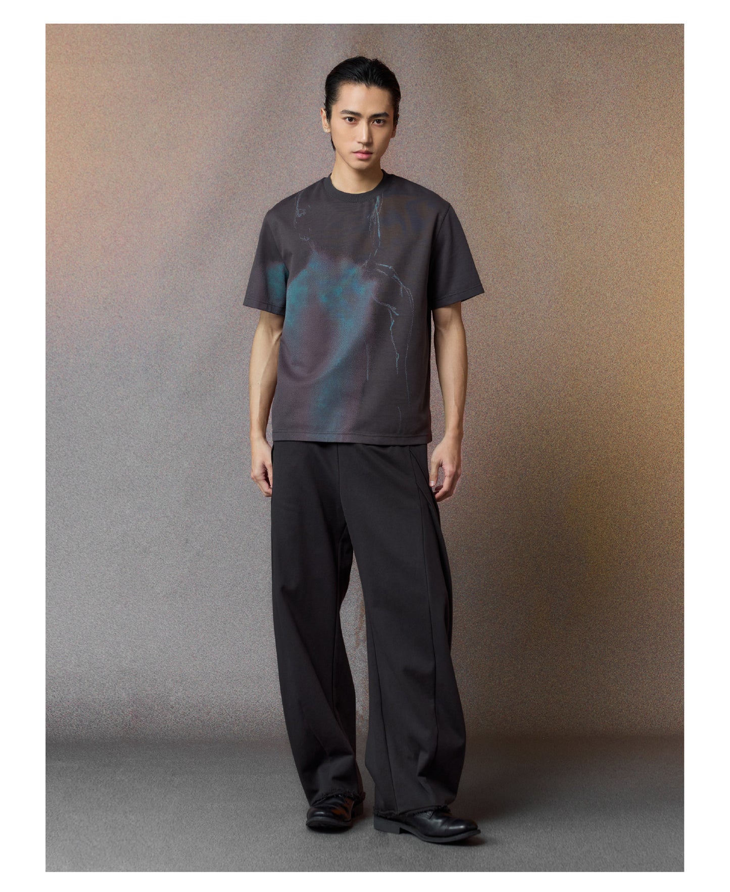 Pleated Thermitor-Style Sweatpants