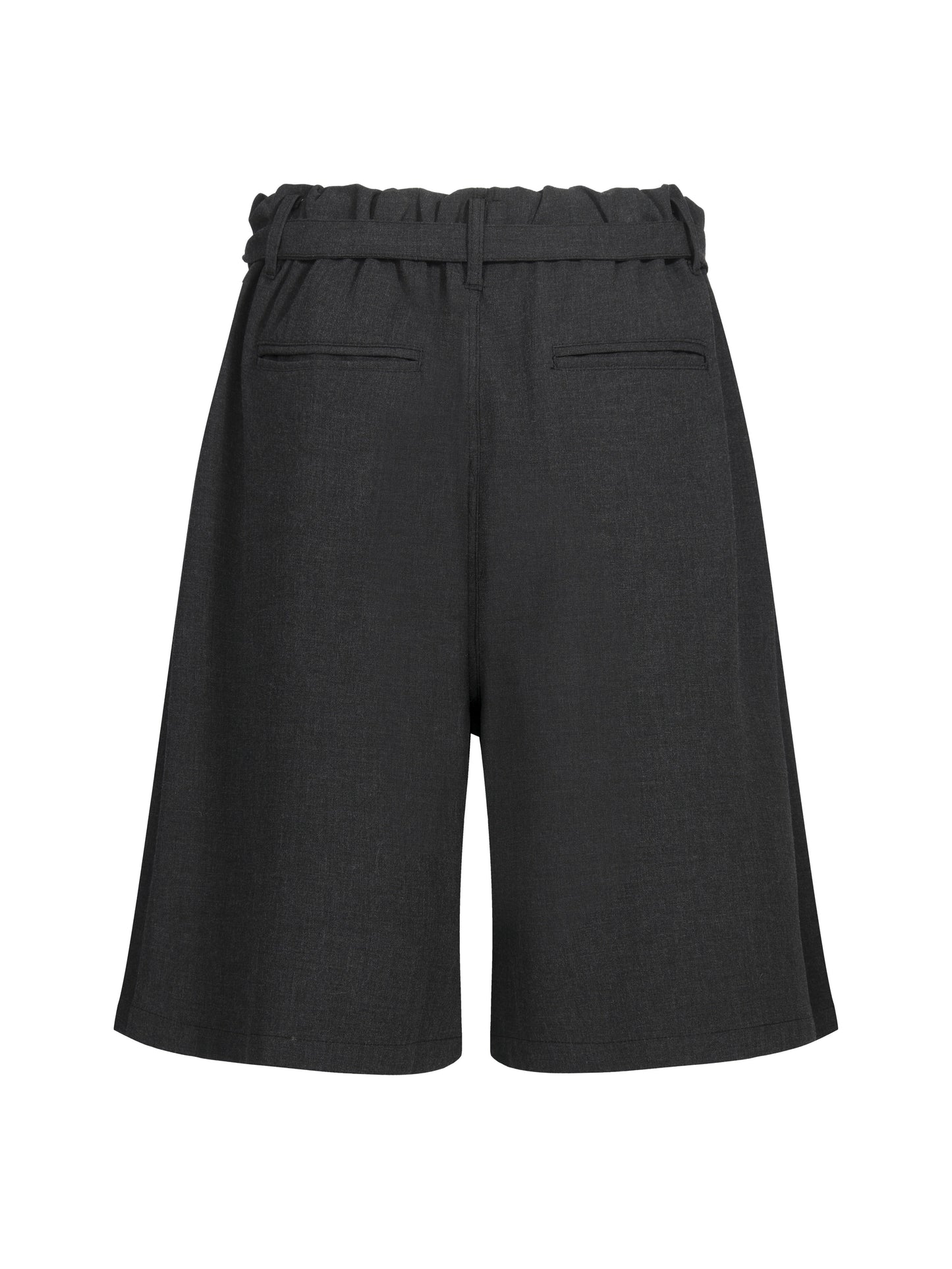 Draped Shorts with Ribbon