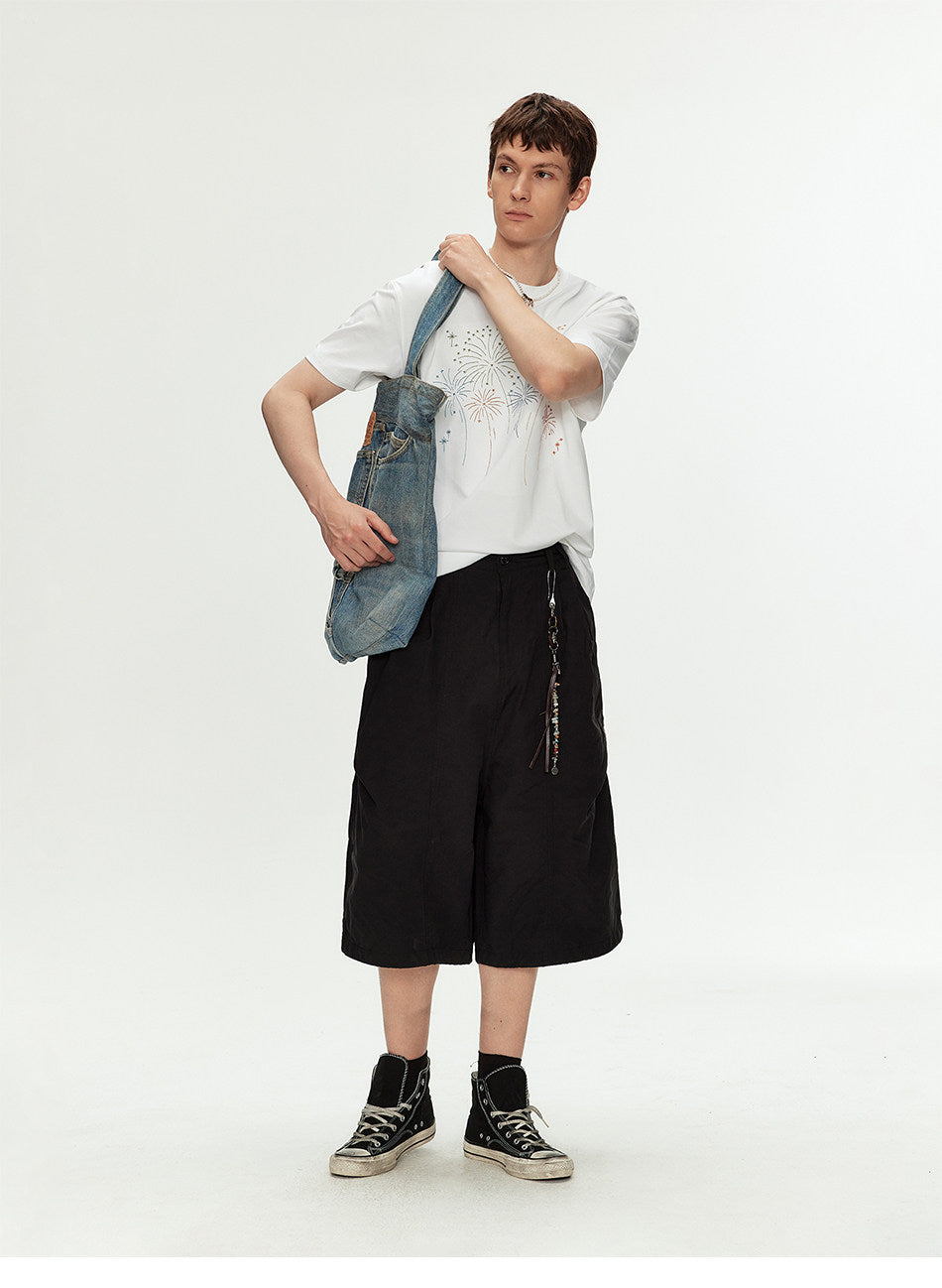 Oversized T-Shirt with Embroidery
